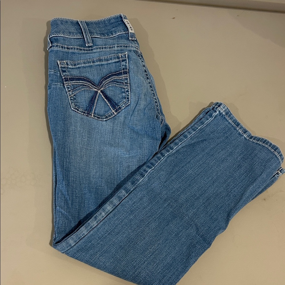Ariat Women's Blue Straight Leg Jeans